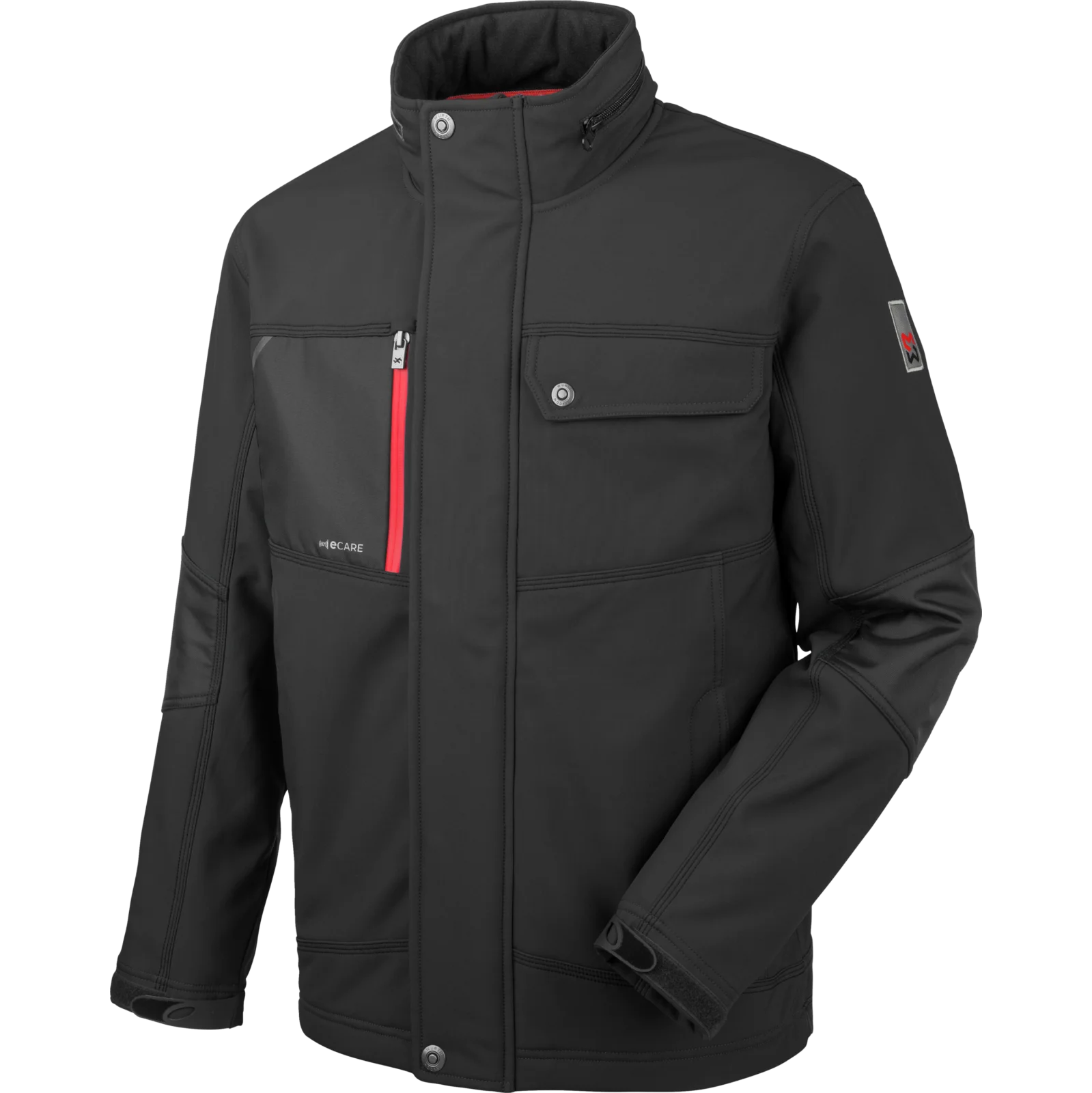 ウェア w.t Softshelljacke Nature teerschwarz | Winddicht & bequem