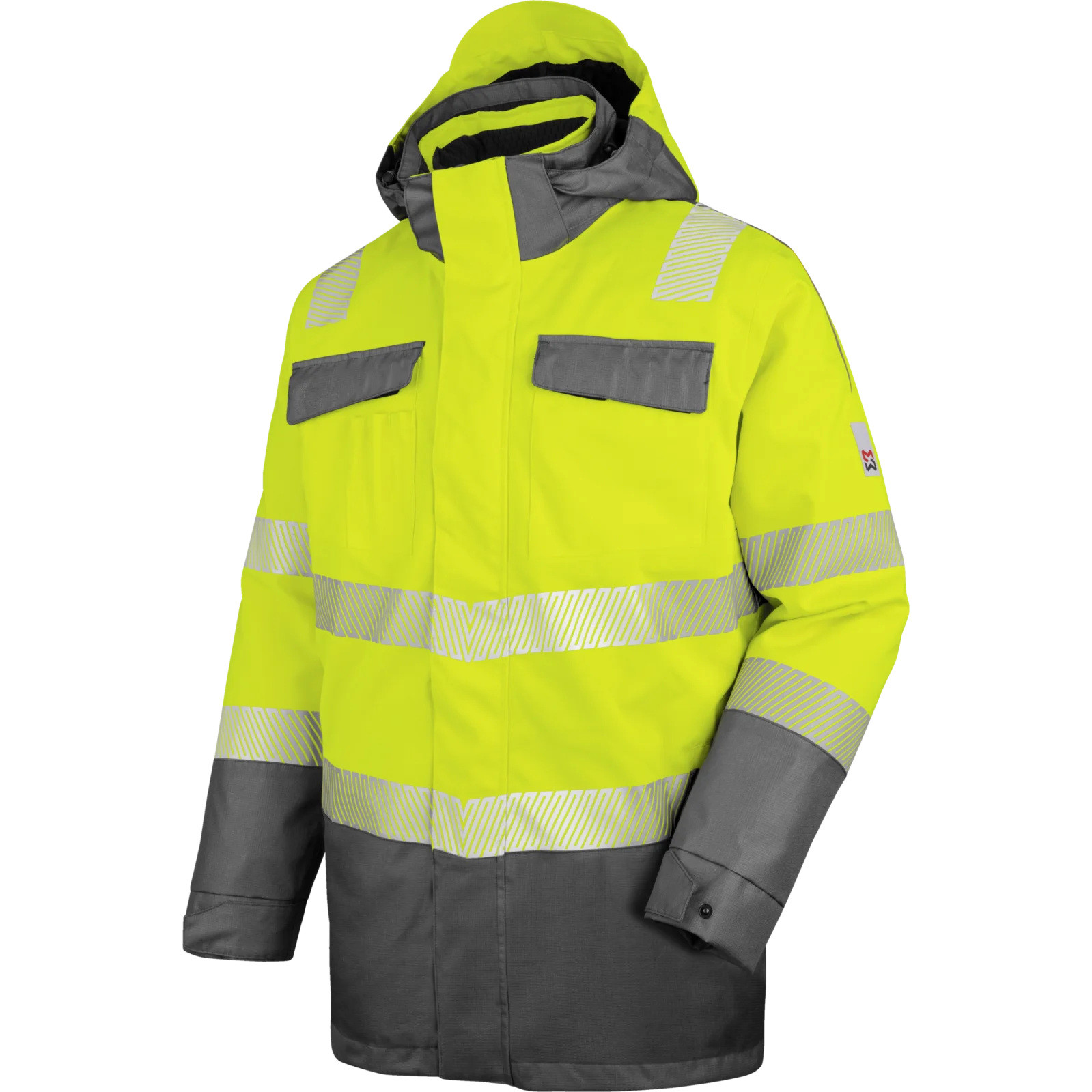 Warnschutz Winterparka gelb | 3-in-1 Schutzjacke