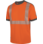 Warnschutz Arbeits T-Shirt Neon EN 20471 2 orange anthrazit