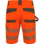 Warnschutz Arbeitsshorts Neon EN 20471 1 orange anthrazit