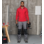 Fleecejacke Peter rot