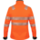 Warnschutz Softshelljacke Damen EN 20417 2 Neon orange