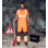 Warnschutz Arbeits T-Shirt Neon EN 20471 2 orange anthrazit