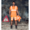 Warnschutz Arbeitsshorts Neon EN 20471 1 orange anthrazit