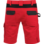 Arbeitsshorts Cetus rot/anthrazit