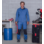 Bundhose Cetus royalblau-schwarz