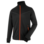 Fleecejacke Performance schwarz/rot
