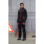 Fleecejacke Performance schwarz/rot
