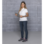 Poloshirt Job+ Damen weiß