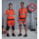 Warnschutz Shorts FLUO EN 20471 1 orange anthrazit
