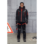 Fleecejacke Performance schwarz/rot