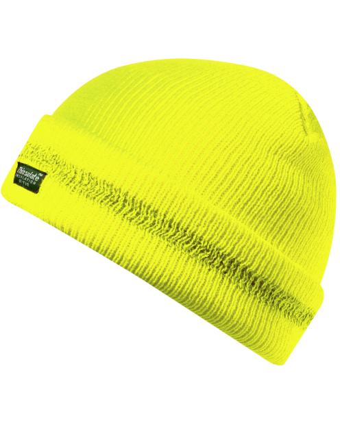 Strickmütze gelb