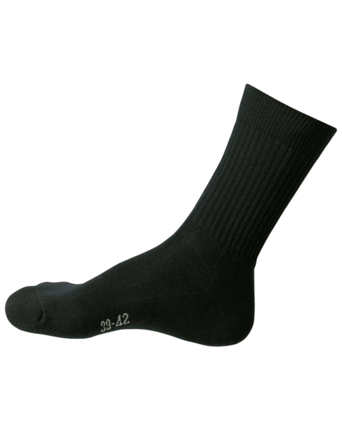 schwarze Socken für die Arbeit