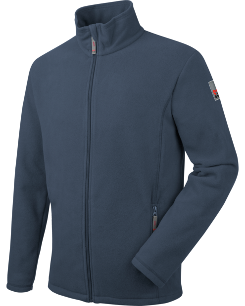 langes unisex Fleece mit Reißverschluss