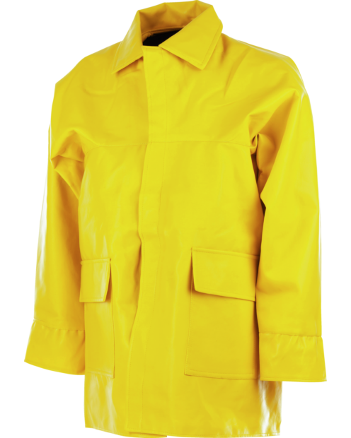 Winter Regenjacke Bau gelb