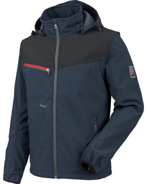 Softshelljacke Stretch X blau