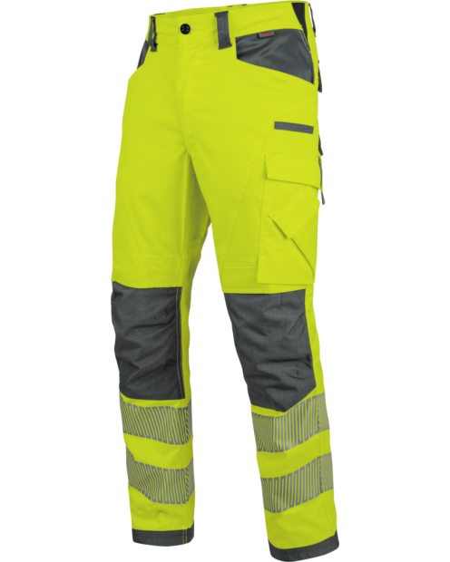 Warnschutz Winter Bundhose Neon EN 20471 2 gelb anthrazit