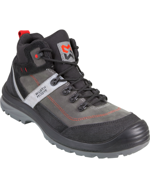 Sicherheitsstiefel S3L Corvus Velours grau
