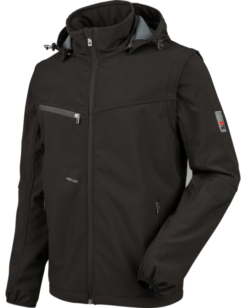 Softshelljacke Stretch X schwarz