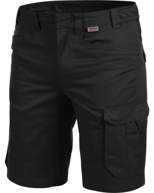 Metallfreie Bermuda, hochwertige Bermuda, Shorts mit praktischen Taschen, Bermuda für Handwerker, Bermuda für industrielle Reinigung, Arbeits-Shorts schwarz