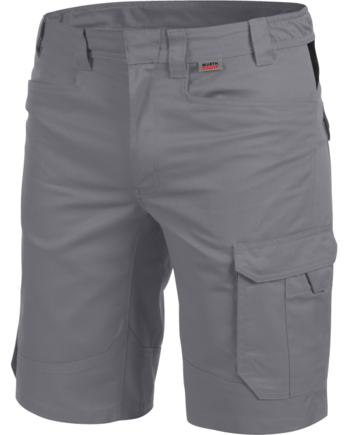 Langlebige Shorts, Shorts für die industrielle Reinigung geeignet. Shorts ISO 15797, Arbeitsshorts für die industrielle Reinigung geeignet, Shorts grau