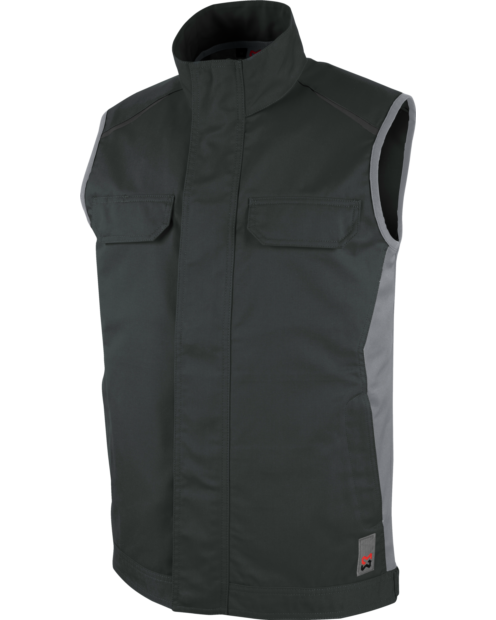Praktische Weste, Weste in Grau, graue Weste, Weste in Anthrazit, Weste mit praktischen Taschen