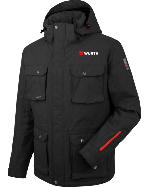 Würth Fanshop Parka Nature teerschwarz