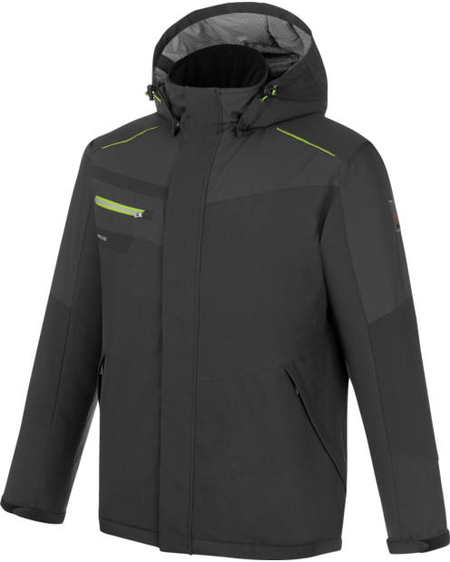 Parka Stretch Evolution anthrazit/lime