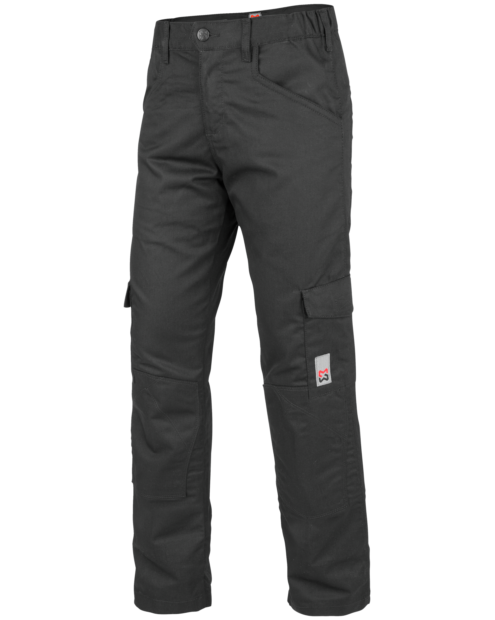 Sportive Cargo Damen Arbeitshose in Schwarz