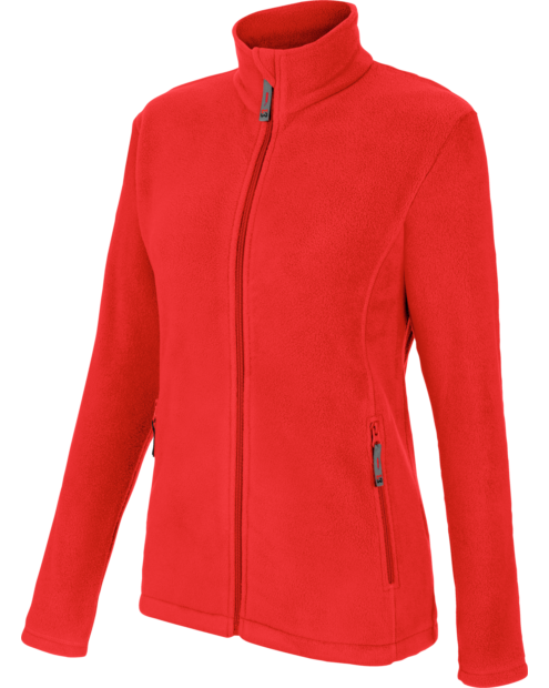 Damen Fleecejacke Job+ rot