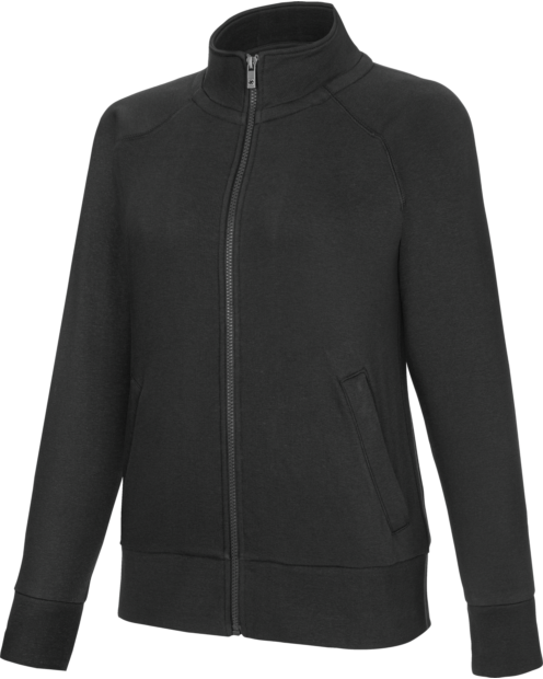 Damen Sweatjacke Job+ schwarz