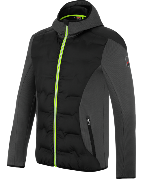Hybridjacke Stretch Evolution anthrazit lime