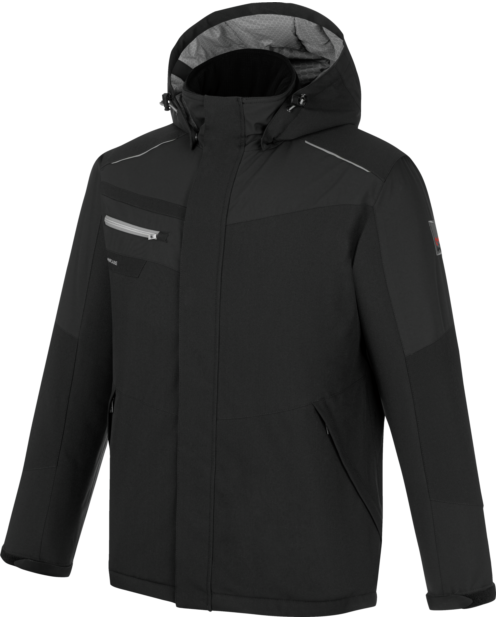 Winter Jacke Stretch Evolution schwarz