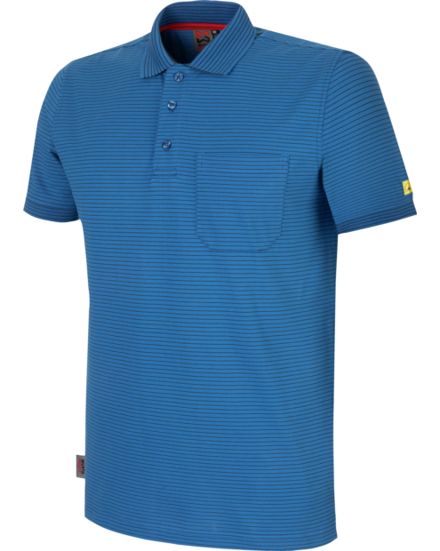 Poloshirt Apus Pocket ESD royalblau
