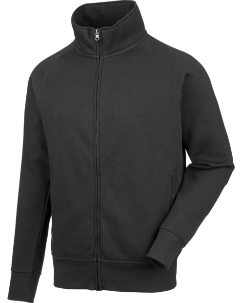 Sweatjacke Job+ schwarz