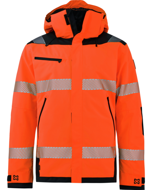 funktionelle Warnschutz Winterjacke, EN ISO 20471, – wetterfest, für kalte Temperaturen