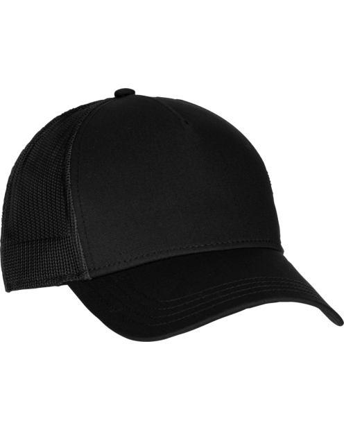 Schwarze Baseball Kappe Mesh mit Ssnapback Verschluss und luftdurchlässigen Einsätzen