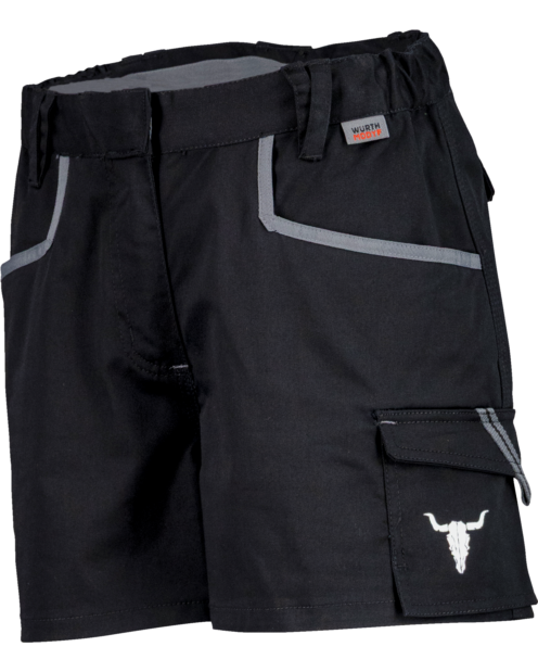 Wacken Damen Arbeitsshorts Stretch X schwarz
