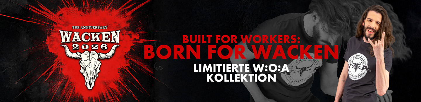 Exklusive Wacken Kollektion für Herren und Damen | Workwear im Festival-Einsatz Exklusive Wacken Kollektion für Herren und Damen | Workwear im Festival-Einsatz