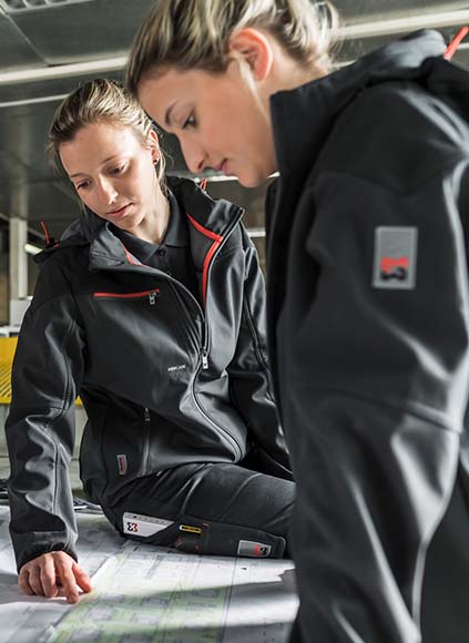 Moderne, bequeme & praktische Arbeitskleidung für Damen Stretch X