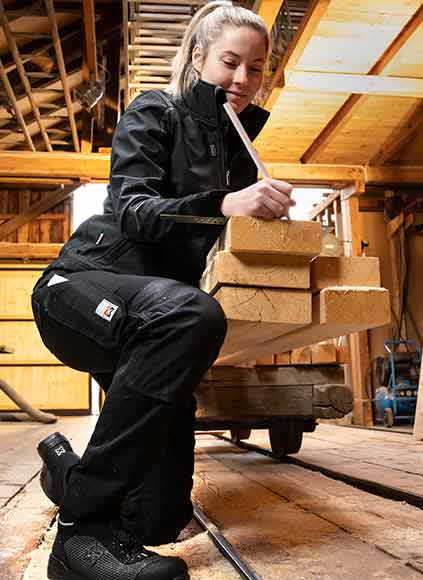 Industriewaschbare Cetus Kollektion für Damen und Handwerkerinnen