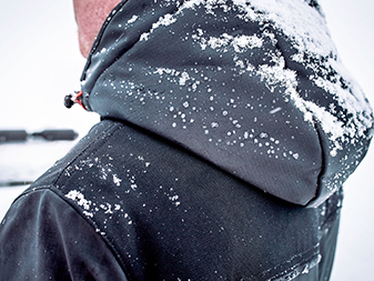 Wasserabweisende Parkas, Softshelljacken & Arbeitsjacken für schlechtes Wetter Wasserabweisende Softshelljacke Stretch X in Blau für schlechtes Wetter