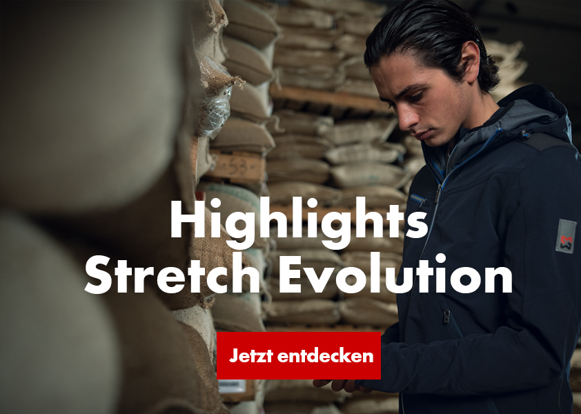 Moderne Workwear für den Alltag | Die Highlights der Stretch Evolution Kollektion