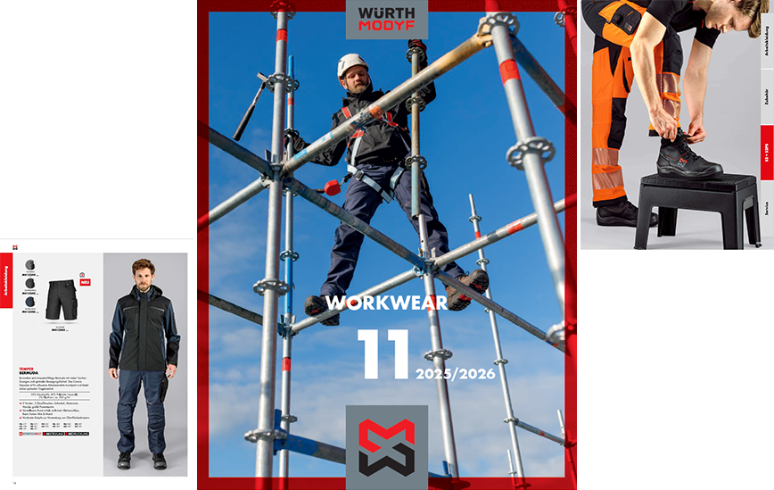 Entdecken Sie unsere Arbeitskleidung, Sicherheitsschuhe sowie Workwear Zubehör